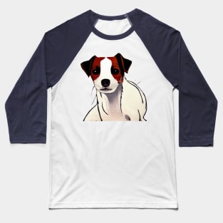 Small and Cute Jack Russell Terrier Puppy Baseball T-Shirt